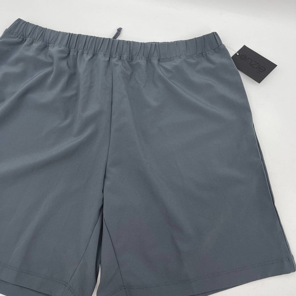 New Onzie Flow Mens Board Shorts Gray Large XLarge Drawstring - Picture 7 of 7